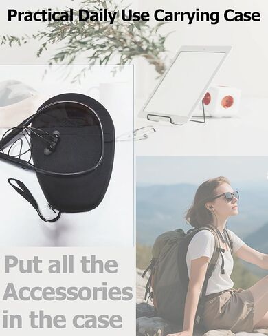 Q1s Plus Around The Neck Wireless Neckband Bluetooth Headphone with 6 Music EQ Modes,Magnetic Earbuds Workout Sport Earphone with Microphone,35H Playtime,Type C charging,Comfortable with Travel case in Kuwait