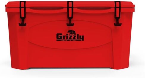 Grizzly 75 Cooler | 75 qt Ice Chest Durable Rotomolded Insulated | Made in USA | Warranty for Life | for Beach Boat Camping Fishing Hunting | G75 in Kuwait