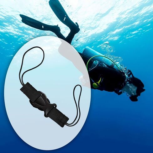 Colaxi 2X Diving Lanyard Dive Gear Strap Sturdy Visible Gifts Underwater Diving Tool Accessories for Dive Lights Underwater Photography in Kuwait