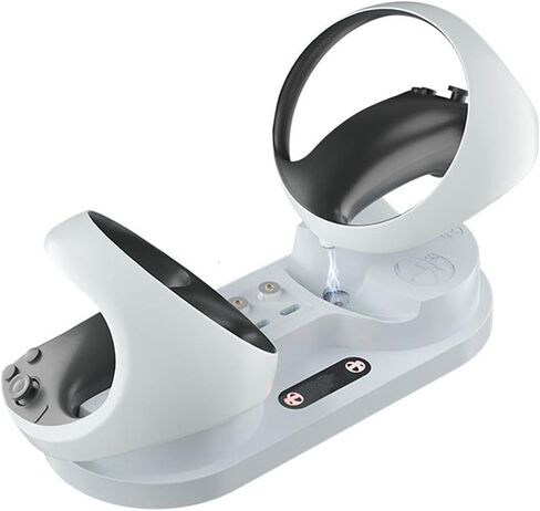 Magnetic Dual Charging Dock Station Stand Base Charger for PS5 for PS VR2 Controllers Console Parts in Kuwait
