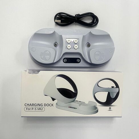 Magnetic Dual Charging Dock Station Stand Base Charger for PS5 for PS VR2 Controllers Console Parts in Kuwait