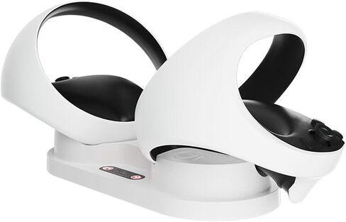 Magnetic Dual Charging Dock Station Stand Base Charger for PS5 for PS VR2 Controllers Console Parts in Kuwait