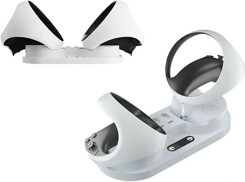 Magnetic Dual Charging Dock Station Stand Base Charger for PS5 for PS VR2 Controllers Console Parts in Kuwait