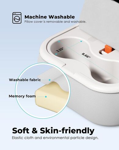Viozon Tablet Stand Pillow, Compatible with 4-13" Phone/Tablet, iPad, iPhone, Samsung,Kindle,Google, Magnetic Phone Stand for Desk, Kindle Pillow Stand for Bed with Cozy Fabric,and Two Cup Size Bowl.W in Kuwait