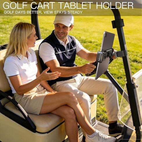 Spin Bike Tablet Holder Super Crab Handlebar Climp Mount for Gym,Treadmill,Stroller,Handlebar,Shopping Cart,Golf Cart Compitable with 4.7~12.9" iPad Switch iPhone e-Reader in Kuwait