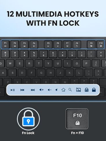 Perixx PERIBOARD-513III Wired Full-Size Keyboard with Integrated Touchpad - Quiet Scissor Keys - Multimedia Hotkeys - US Layout in Kuwait