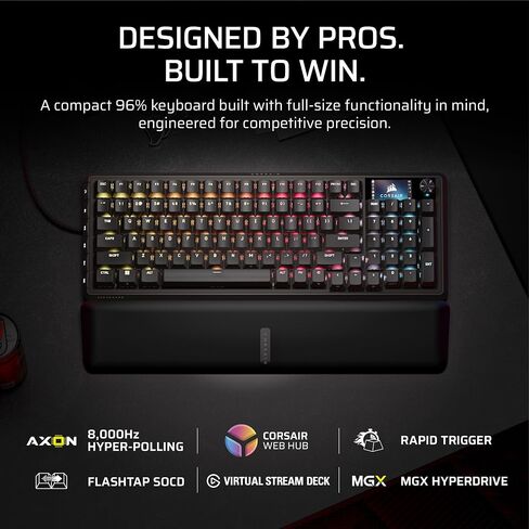 Corsair Vanguard PRO 96 Wired Gaming Keyboard, QWERTY US (Renewed) in Kuwait