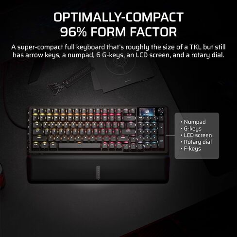 Corsair Vanguard PRO 96 Wired Gaming Keyboard, QWERTY US (Renewed) in Kuwait