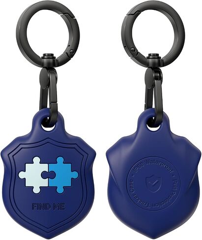 AirTag Holder Keychain, Waterproof AirTag Case with Swivel Key Ring in Saudi Arabia