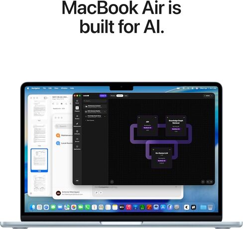 Apple MacBook Air 13-inch Laptop with M5 chip: 13.6-inch Liquid Retina Display, 32GB Unified Memory, 1TB SSD; Midnight in Kuwait