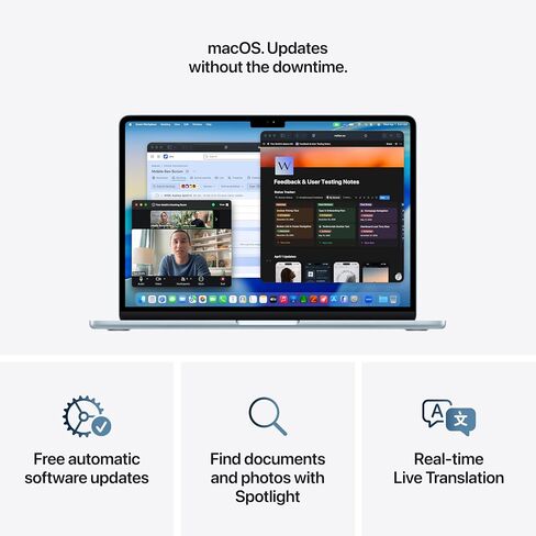 Apple MacBook Air 13-inch Laptop with M5 chip: 13.6-inch Liquid Retina Display, 32GB Unified Memory, 1TB SSD; Midnight in Kuwait