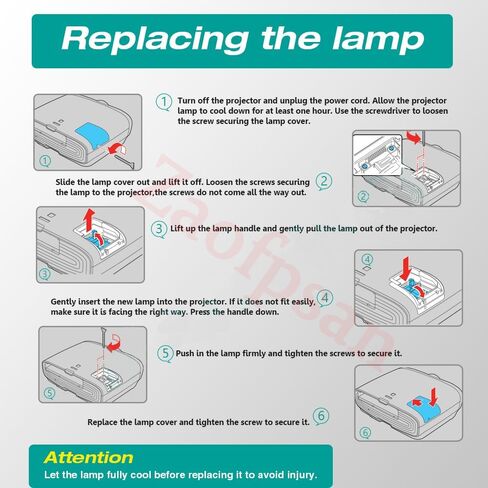 V13H010L77 Replacement Projector Lamp for ELPLP77 Epson PowerLite Home Cinema 1440 Pro Cinema 4855WU 1985 Powerlite 4770W 4750W 4650 1985WU 1980WU 1975W 1970W,eb-4550 Bulb with Housing in Saudi Arabia