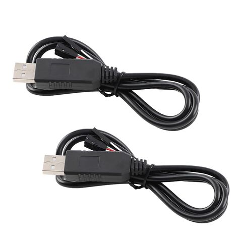 2Pcs CH340G USB to TTL Serial Adapter Cable Programming Download Flashing Cable with Housing - Micro USB in Saudi Arabia