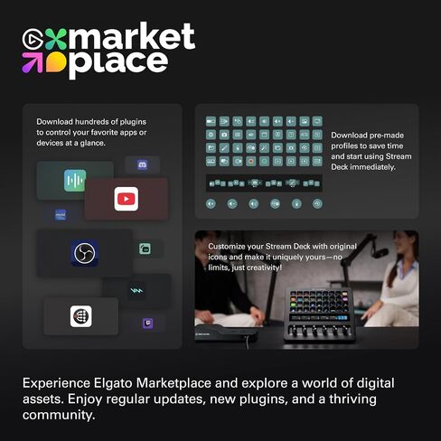Elgato Stream Deck + XL Control Platform, Dials, Touch Strip in Saudi Arabia