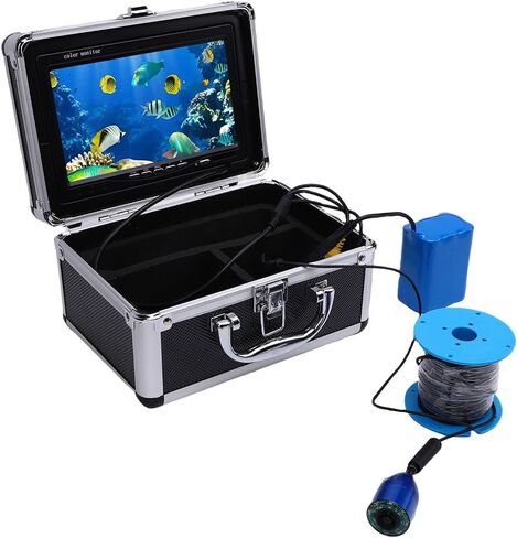 Fabater Ice Fishing Camera 7 Inch Display with 1080P Video and Long Battery Life for Lake Fishing and Aquaculture in Kuwait