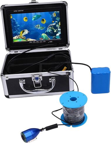 Fabater Ice Fishing Camera 7 Inch Display with 1080P Video and Long Battery Life for Lake Fishing and Aquaculture in Kuwait