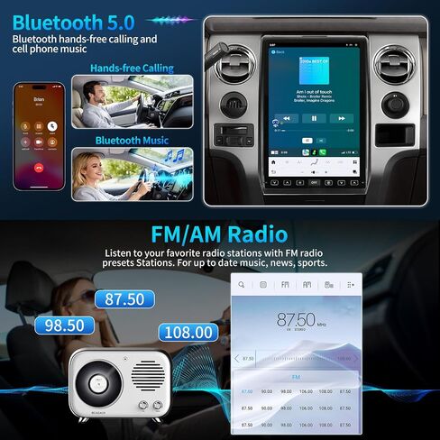 Radio for Ford F150 2009 2010 2011 2012 14.4inch 8+128G in Kuwait