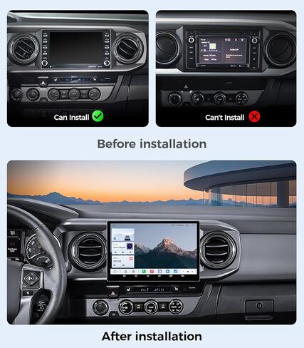 11.5'' Car Radio for Toyota Tacoma 2016-2023 Wireless CarPlay Android Auto in Kuwait