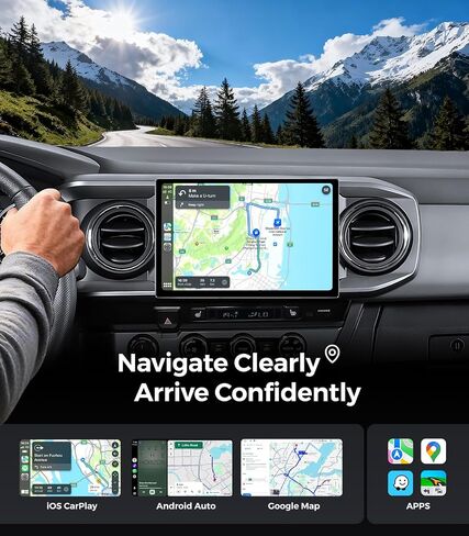 11.5'' Car Radio for Toyota Tacoma 2016-2023 Wireless CarPlay Android Auto in Kuwait
