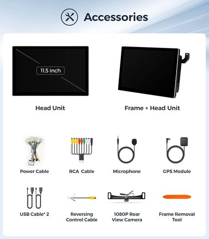 11.5'' Car Radio for Toyota Tacoma 2016-2023 Wireless CarPlay Android Auto in Kuwait