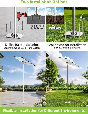 Starlink Pole Mount for Gen 3 & Standard 4/4X, 10.6FT Ground Stand in Saudi Arabia