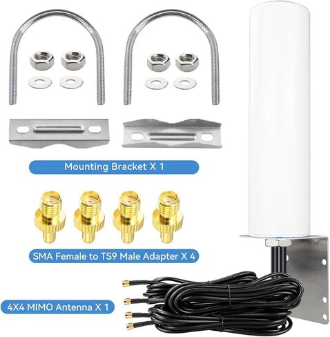 4x4 MIMO 5G 4G LTE Antenna 600-6000MHz Omnidirectional Antenna in Saudi Arabia