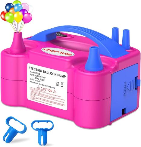 chamvis Balloon Pump Electric, Balloon Air Pump Inflate Pump for Balloons: Blower Machine for Fast and Easy Filling Balloons in Kuwait