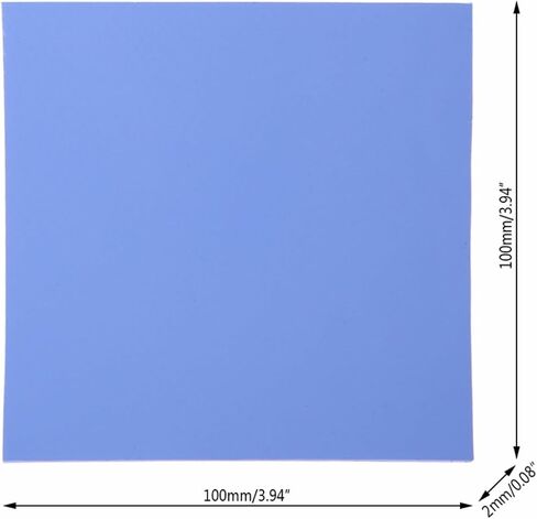 100x100x2mm CPU Thermal Conductive Cooling Pad Cooler Radiator Blue C26 in Saudi Arabia