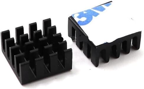 5pcs Aluminum Heat Sink 14 X 6MM Black Chipset RAM Routing Chip in Kuwait