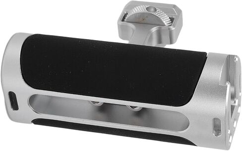 Camera Side Handle, Ergonomic Silicone Grip with 1/4 Inch Screw & Cold Shoe Mount, Ideal for Universal Camera Cage Left Right Installation in Kuwait