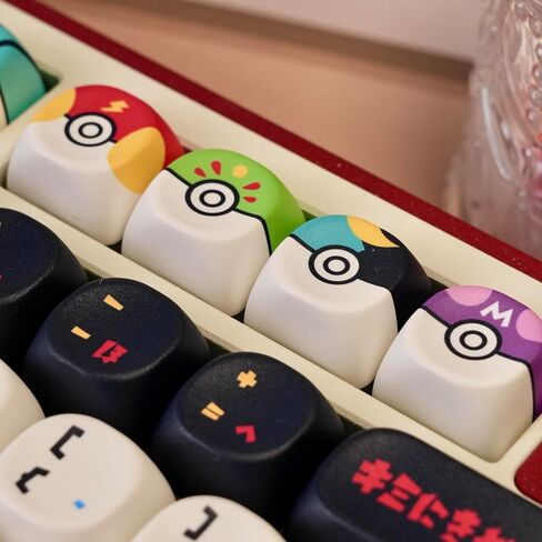 White Anime Themed PBT 140 Key MOA Profile Dye-Sublimation Keycap in Saudi Arabia