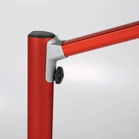 M&T Displays Red Adjustable Floor Standing Tablet Holder – Universal 9.6"–10.5" Stand with 360° Rotatable Head - Fits iPads, Tablets, E-Readers, Drawing Pads – Home, Office, Kitchen or Business in Saudi Arabia