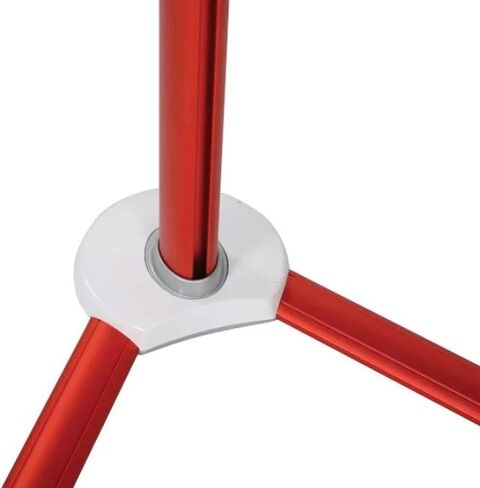 M&T Displays Red Adjustable Floor Standing Tablet Holder – Universal 9.6"–10.5" Stand with 360° Rotatable Head - Fits iPads, Tablets, E-Readers, Drawing Pads – Home, Office, Kitchen or Business in Saudi Arabia