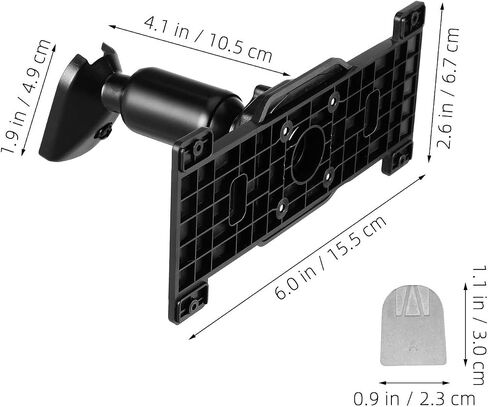 1 Set Dash Cam Mount Bracket Mirror Kit, Aluminum Alloy Back Plate, Universal Car Rearview Camera Support Interior Vehicle Recorder Accessories in Kuwait