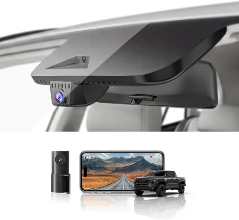 Front 4K & Rear 1080P for Toyota Tacoma 2024-2026,Hidden OEM Style in Kuwait