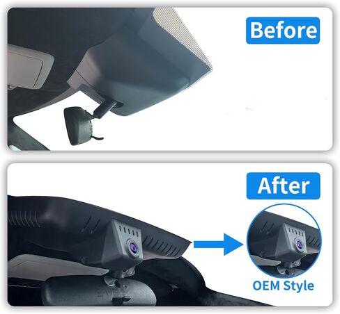 Front 4K & Rear 1080P for Toyota Tacoma 2024-2026,Hidden OEM Style in Kuwait