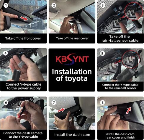 Front 4K & Rear 1080P for Toyota Tacoma 2024-2026,Hidden OEM Style in Kuwait