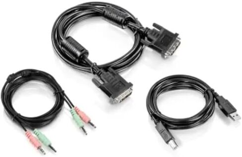 TK-CD10 – 10-Foot DVI-I, USB, and Audio KVM Cable Kit in Kuwait