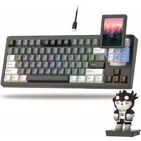 Womier DUO87 Modular 75% Mechanical Keyboard,Touch Screen Gaming Keyboard in Saudi Arabia