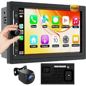 HauDio 10.1" Wireless CarPlay & Android Auto Car Stereo - 2GB RAM 64GB ROM, DSP Sound, 1080P Backup Camera, Bluetooth 5.0, HD Touchscreen Media Receiver in Saudi Arabia