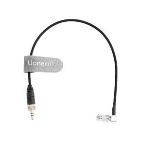 Uonecn Timecode Cable DIN 1.0/2.3 to 3.5mm TRS 90 Degree Time Code Cord for Canon R5C Tentacle Sync in Kuwait