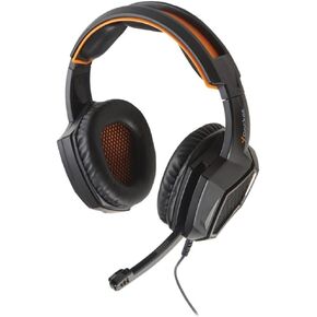 X Rocker Video Gaming Headset, Over Ear Headphones with Microphone, Stero Audio for Gamers and Streamers, Black/Orange in Kuwait