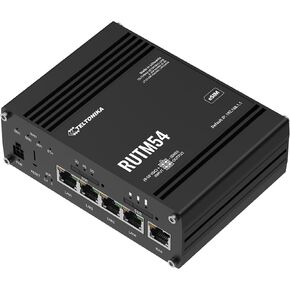 RUTM54 5G Industrial Router – Global Telit Modem, Dual SIM & eSIM Failover, Dual-Band WiFi, GNSS GPS, 5 x Gigabit Ethernet, USB, VPN & RMS Support (RUTM54000000) in Kuwait