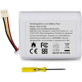 Futurebatt 300-10186 Battery Replacement for ADT Command Smart Security Panel ADT5AIO-1 ADT5AIO-2 ADT5AIO-3 ADT7AIO-1, ADT 2X16 AIO Home Security System ADT2X16AIO-1 ADT2X16AIO-2 Battery 3.6V in Saudi Arabia
