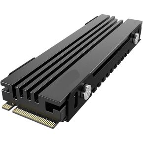 2-Pack M.2 Cooler for/PC, Slim 7mm High, Low Profile Aluminum Convection, Passive Heatsink with Fins in Saudi Arabia