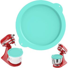 Silicone Covers for Kitchenaid Ice Cream Bowl, Silicone Lid Compatible with Kitchenaid Tilt-Head Stand Mixer 4.5-5 Quart Stainless Steel Bowls, Dishwasher Freezer Safe in Kuwait