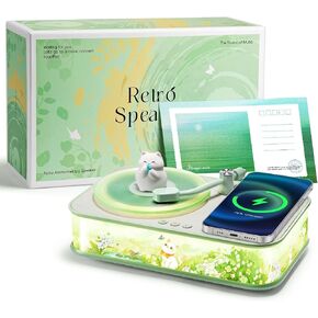 Retro Bluetooth Speaker Girl Gifts Trendy Stuff Dimmable Night Light in Kuwait