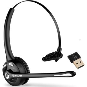 Delton 10X Bluetooth Computer Headset, On-Ear Single Ear Wireless Headset in Saudi Arabia
