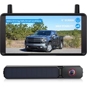 AUTO-VOX Solar Wireless Backup Camera: 1-Minute No-Drill Installation in Saudi Arabia