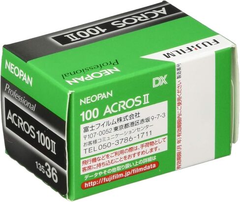 FUJIFILM Black and White Film Neo Pan 100 ACROS II 135 Size, 36 Photos, 1 Pack in Kuwait